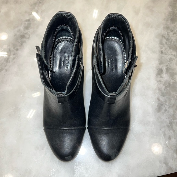 Rag & Bone Harrow black booties (37.5) - Picture 4 of 9